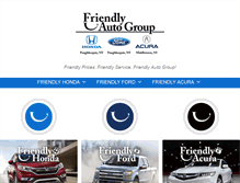 Tablet Screenshot of friendlyautogroupny.com